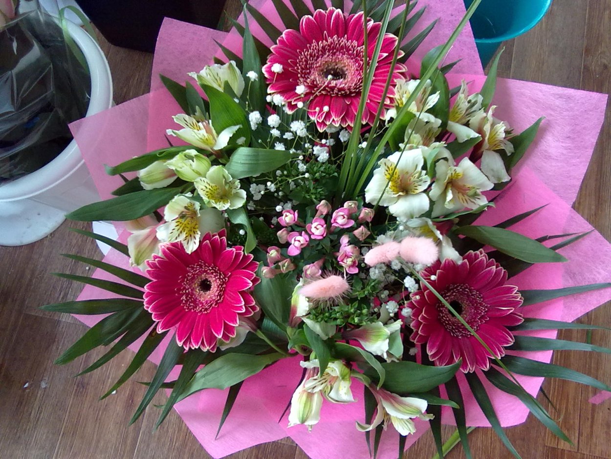 Настоящие букеты