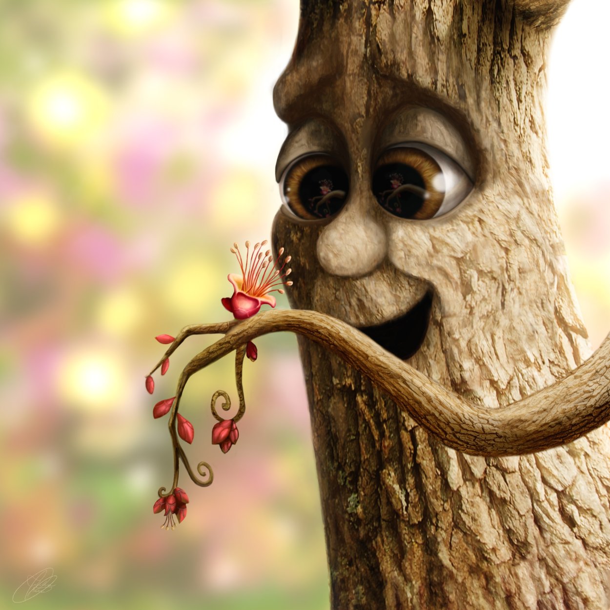 Дерево с глазами