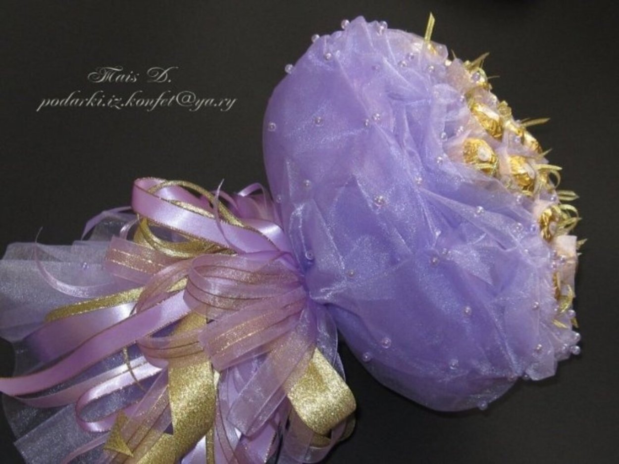 Органза для букетов