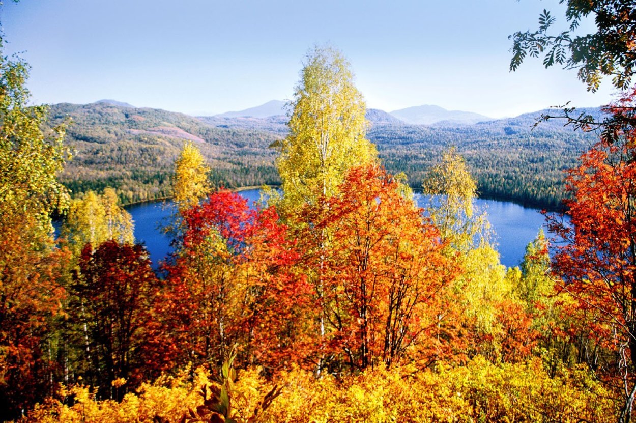 Горы Кузбасса осень