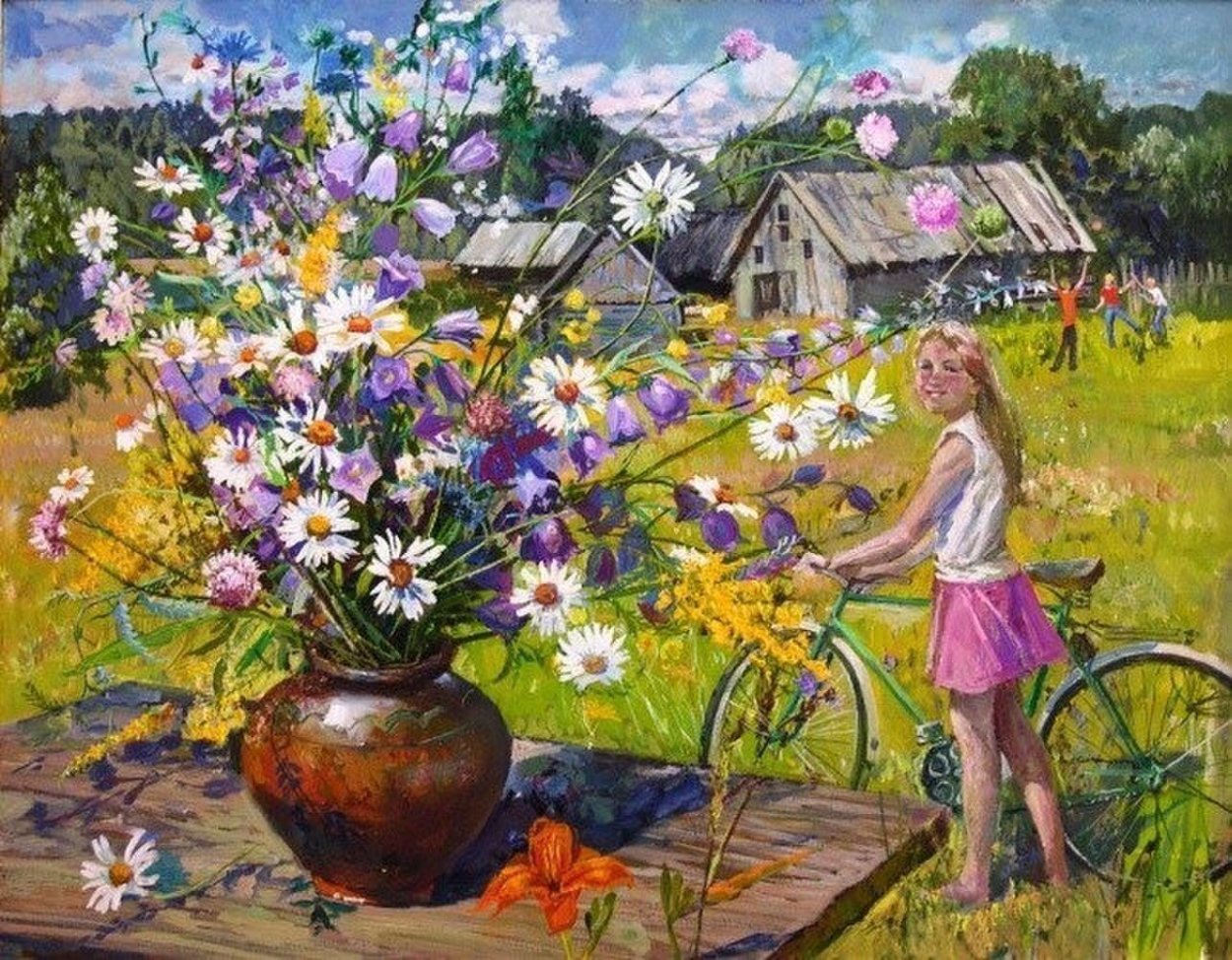 Ранняя Весна в деревне