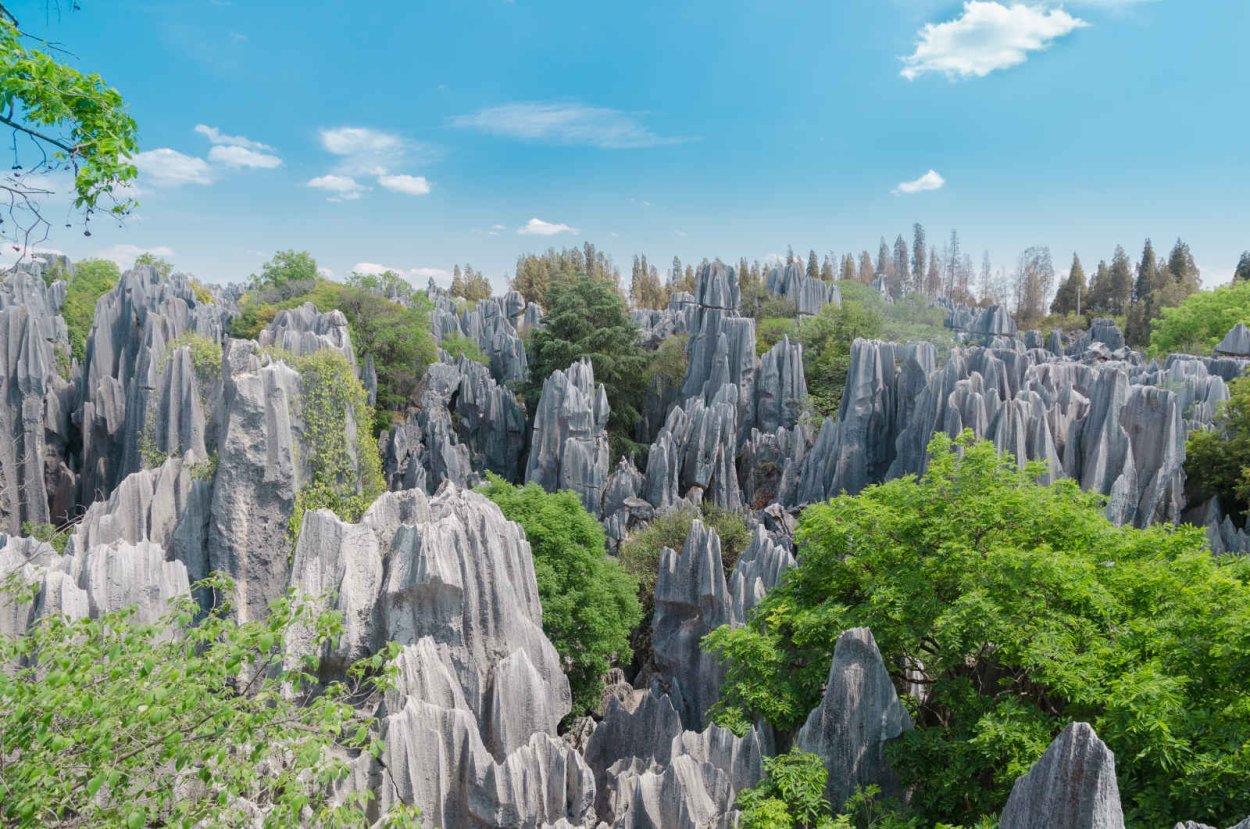 Каменный лес в провинции Юнань, Китай