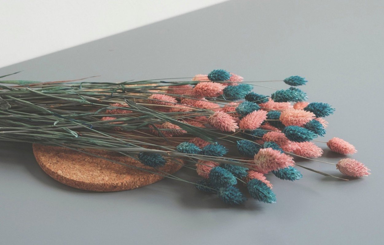 Свадебный букет из сухоцветов