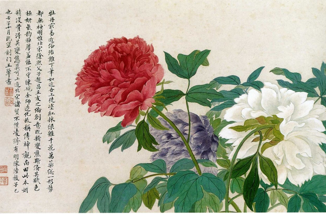 Пион символ Китая