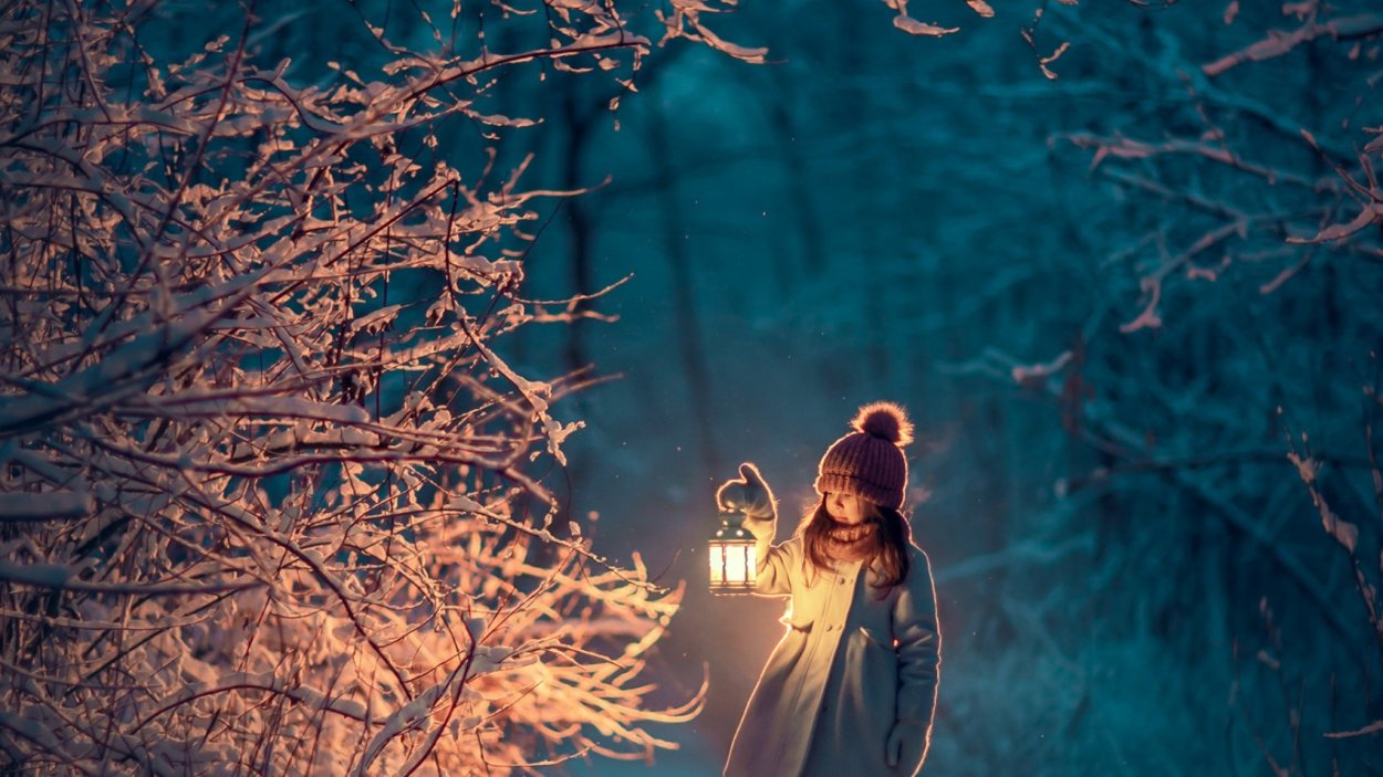 Звездная зимняя ночь