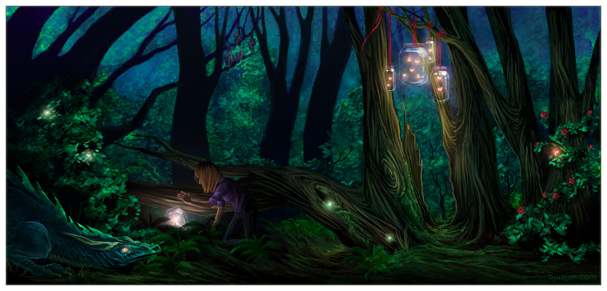 Красочный лес