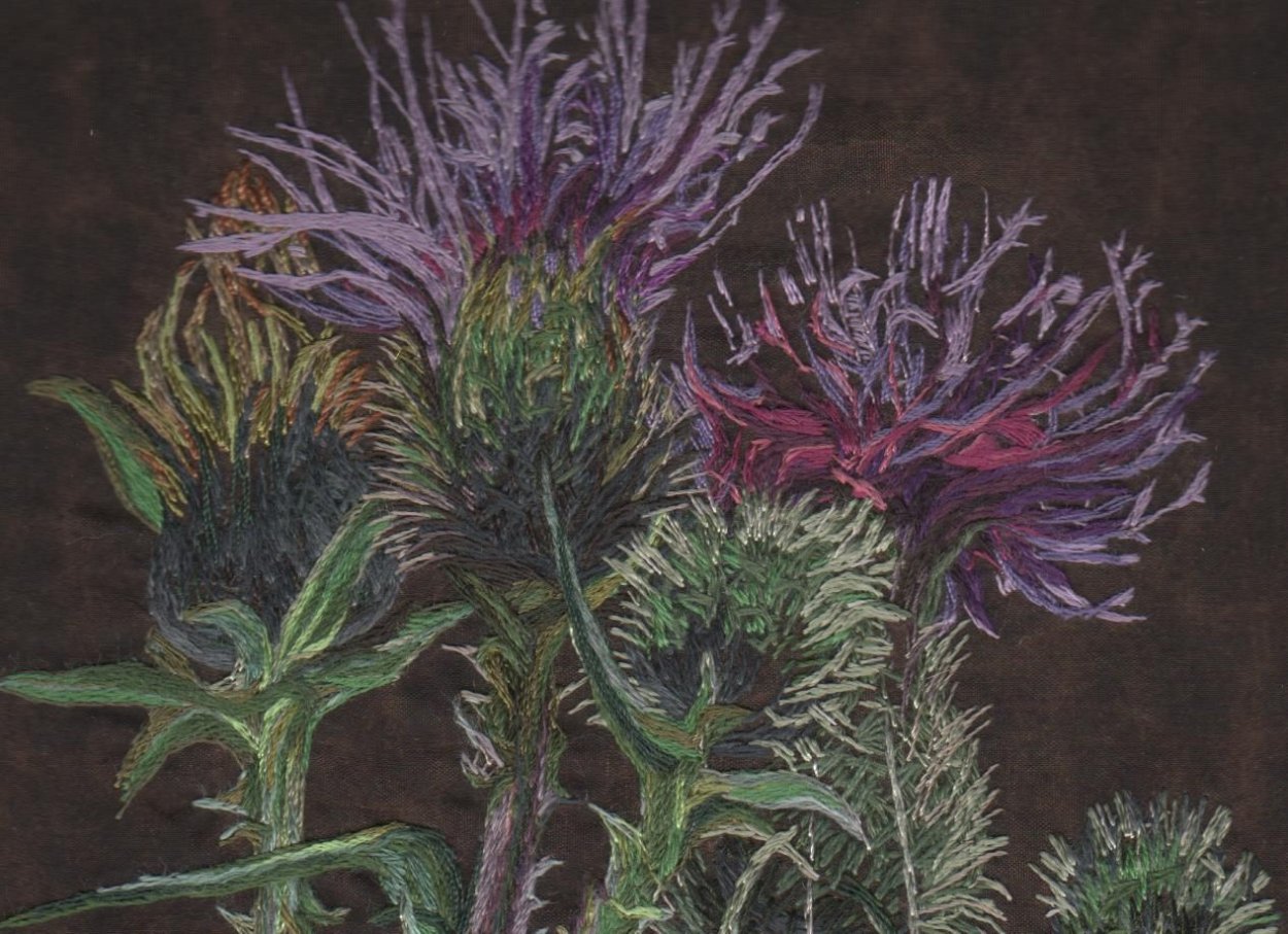 Искусственная зелень татарник