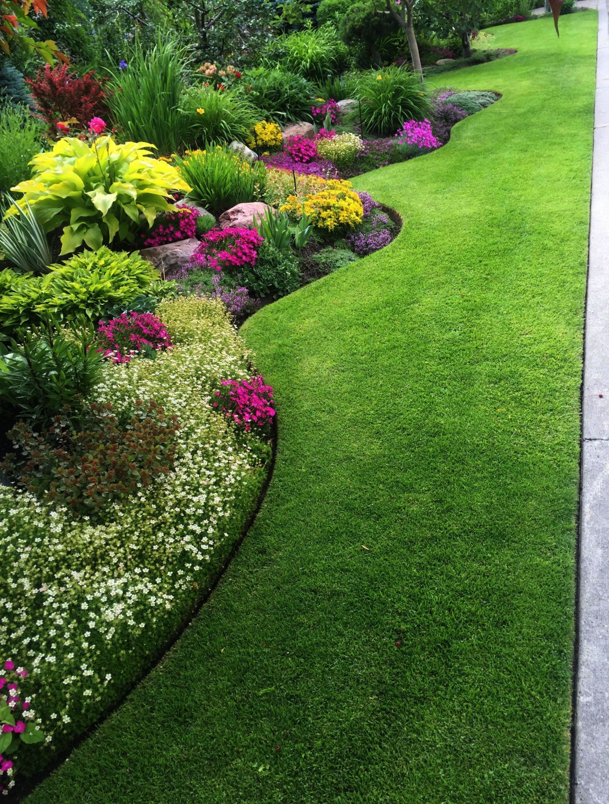 Клумбы, рокарии, рабатки