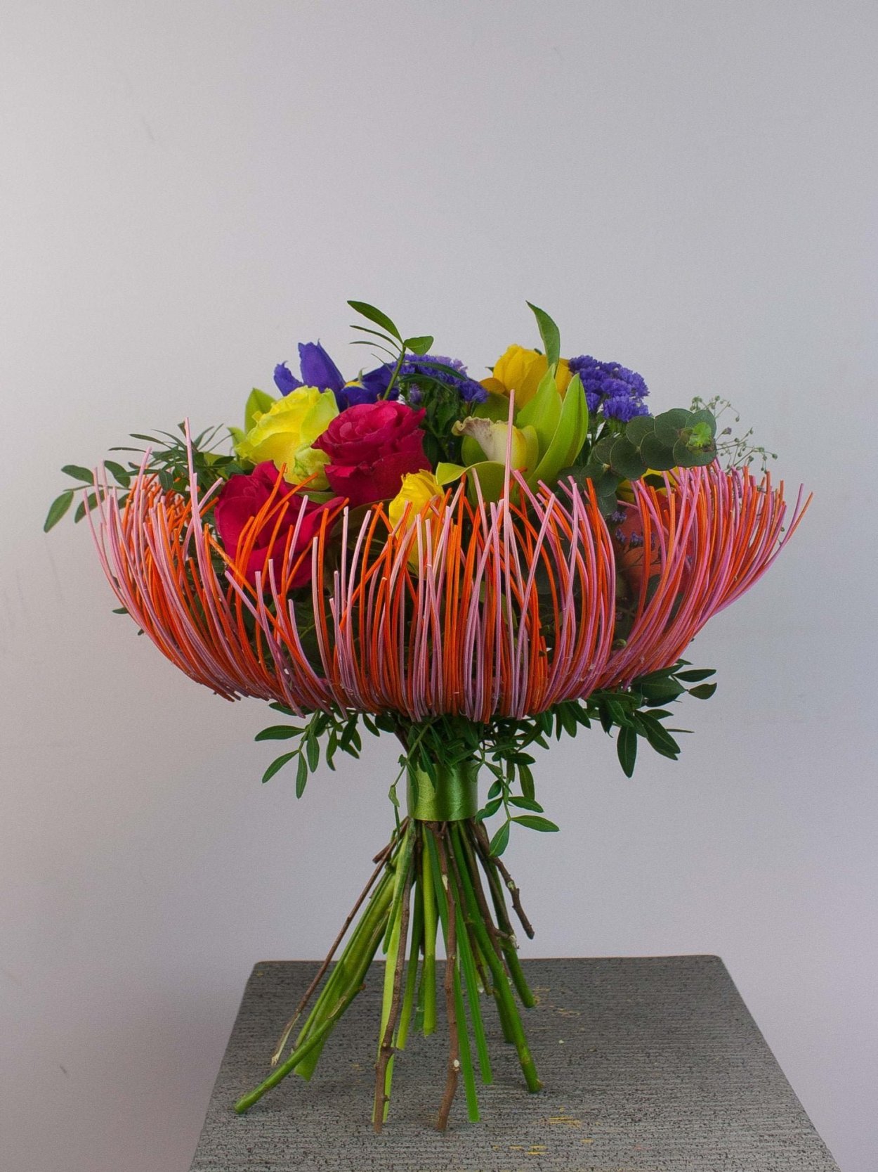 Букеты по спиральной технике