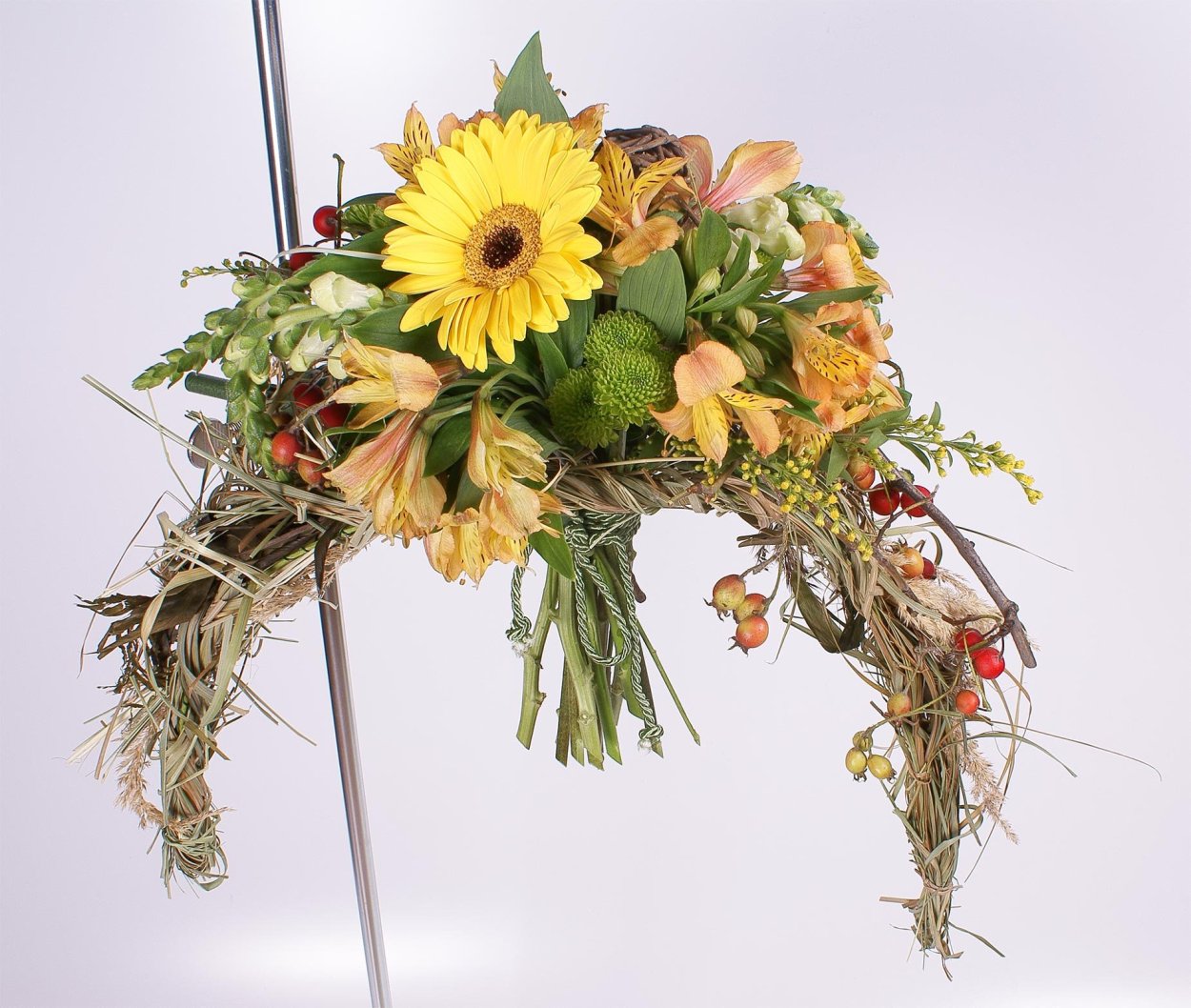 Составление букетов из живых цветов