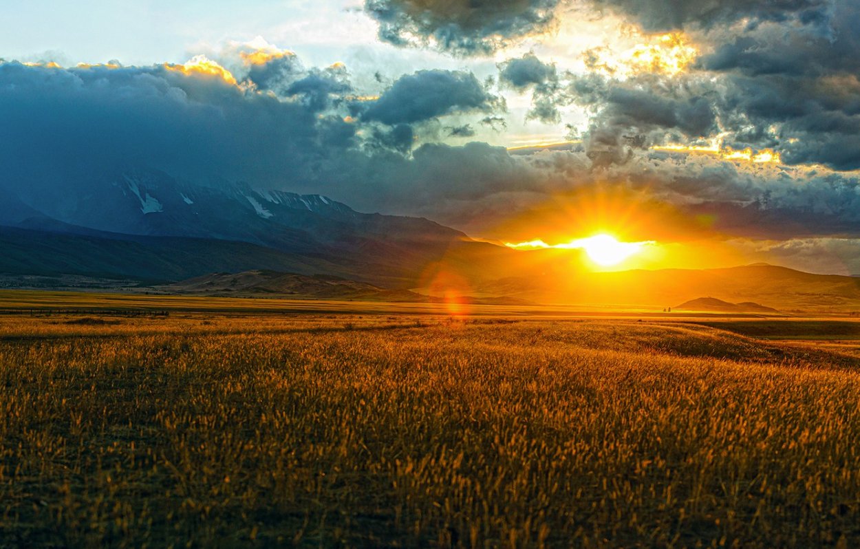 Дорога закат