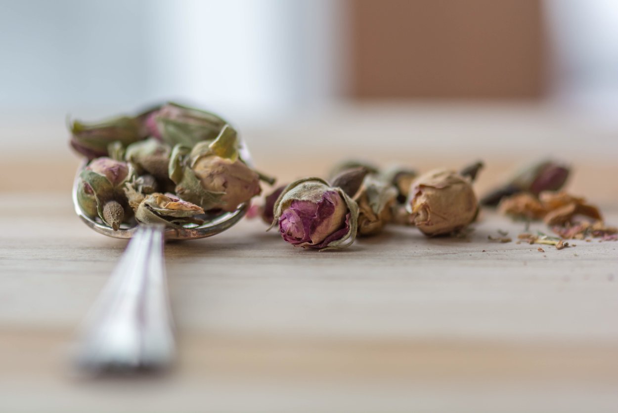 Чай вид сверху