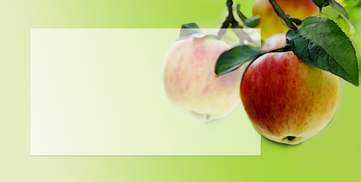 Рамка с яблоками