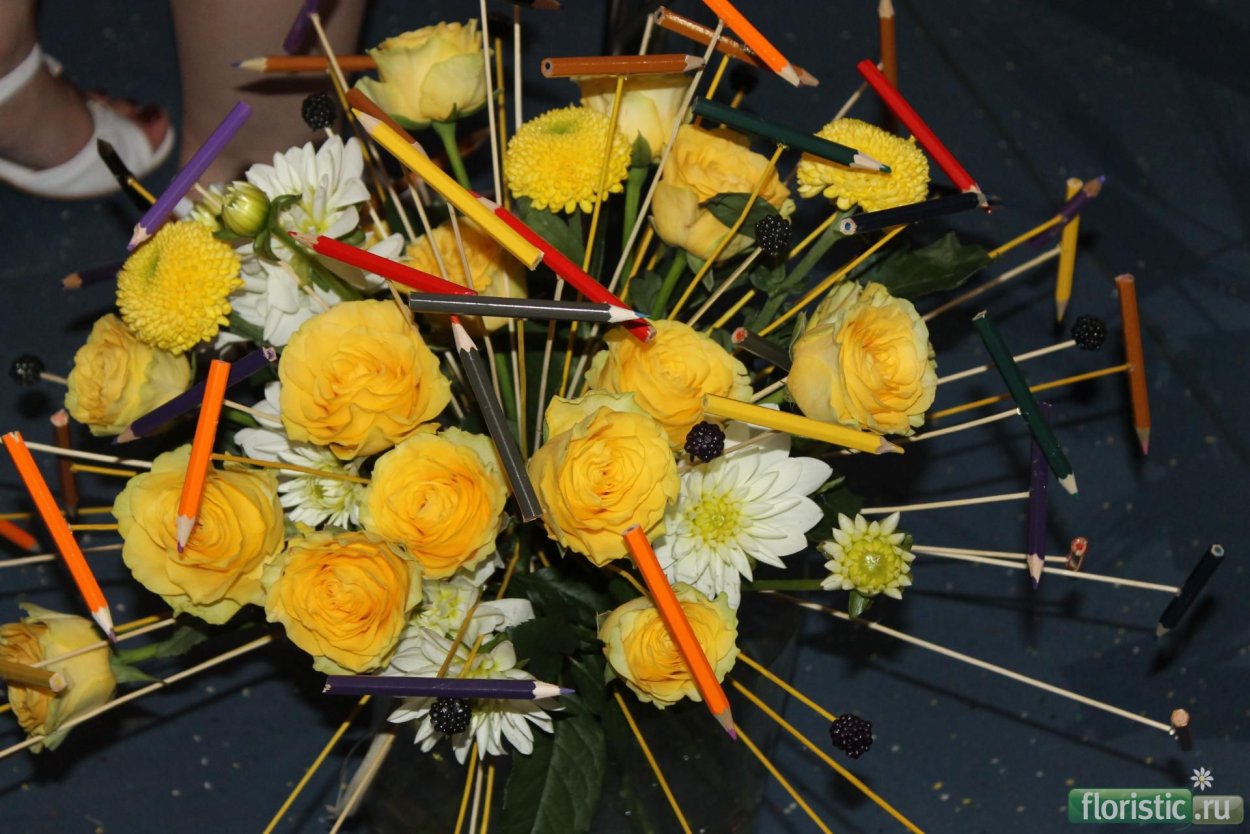 Букет на каркасе