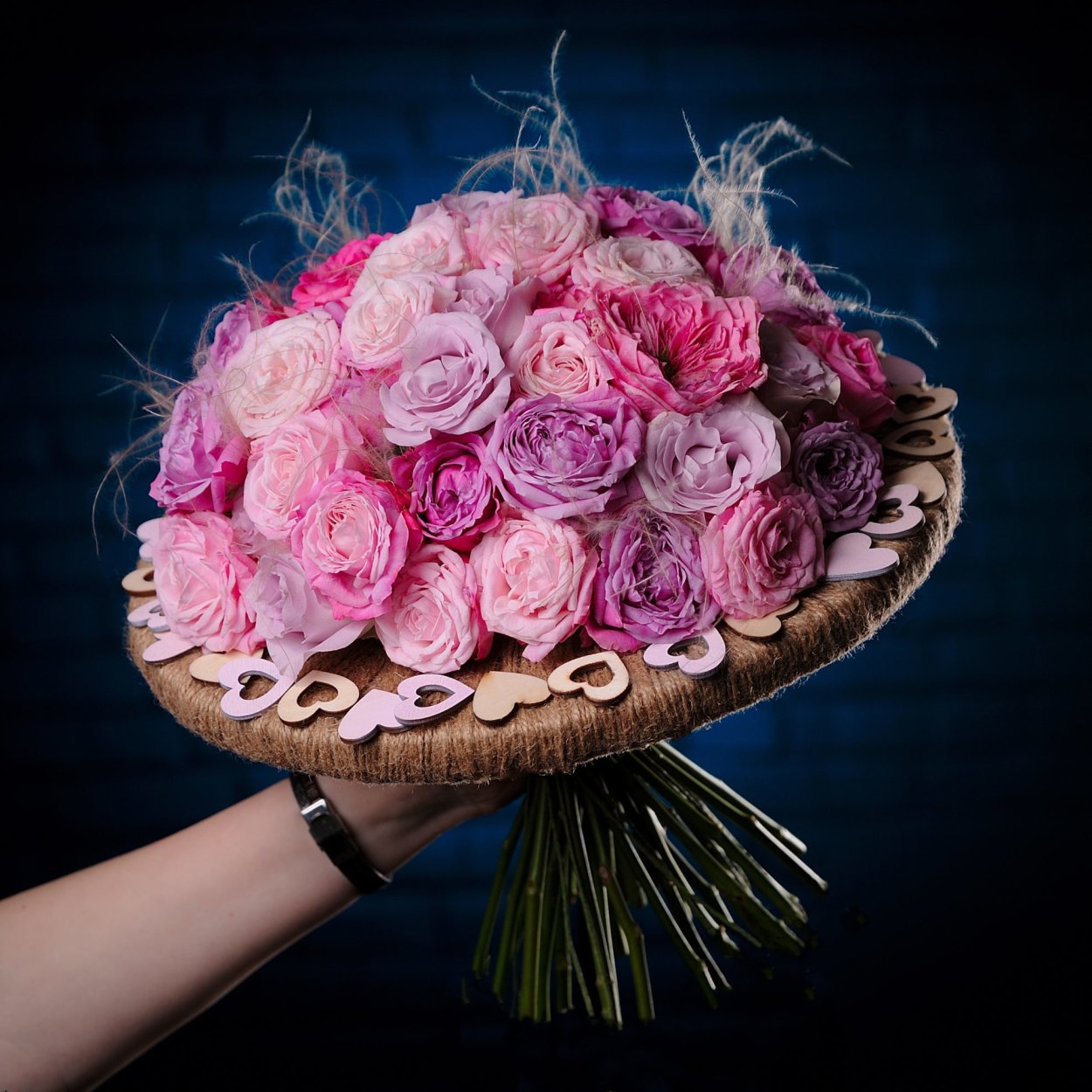 Букет каркасный дизайнерский