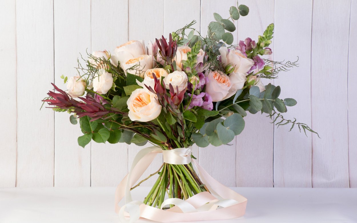 Антирринум в букете