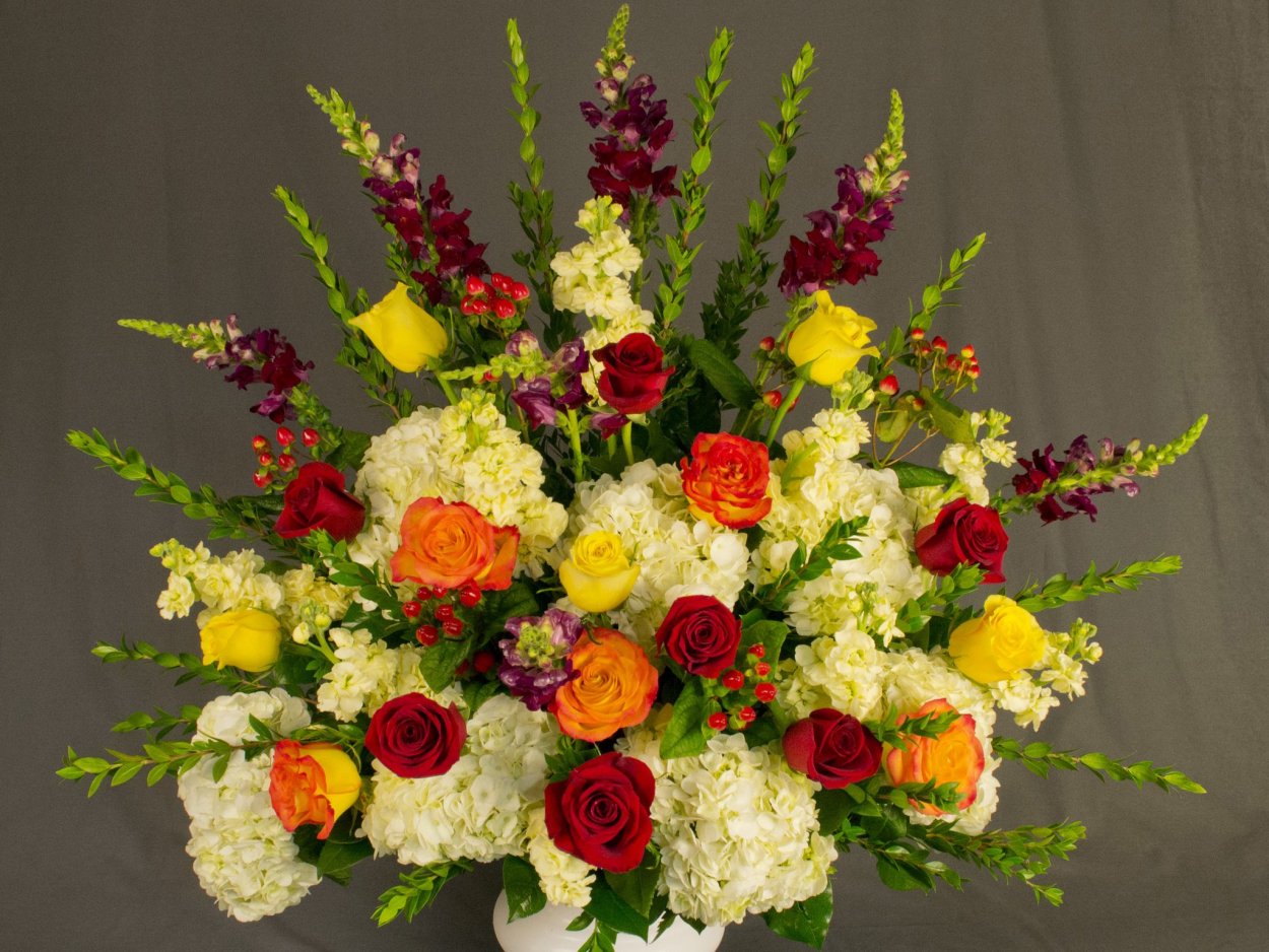 Львиный зев в букетах