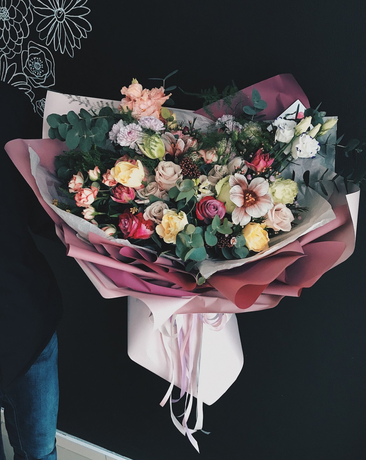 Букет цветов для инсты