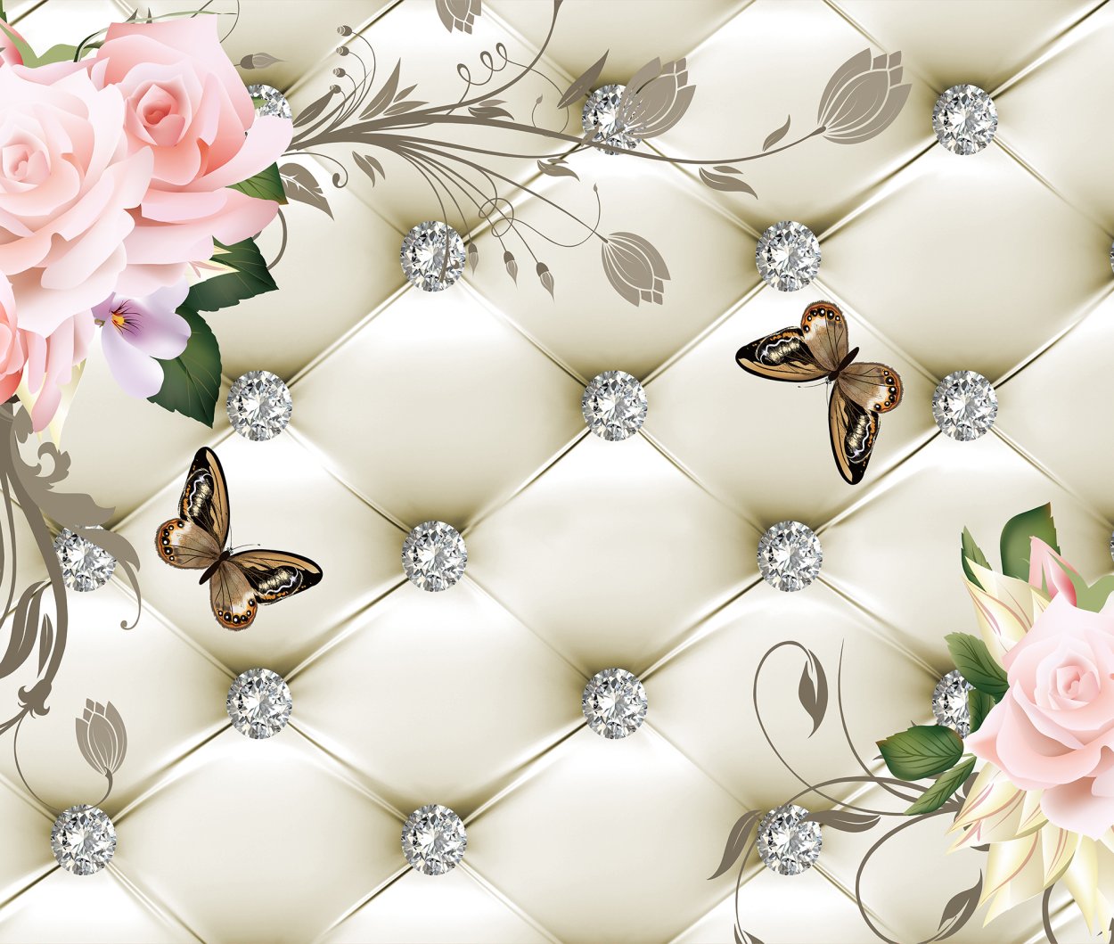 Обои со стразами