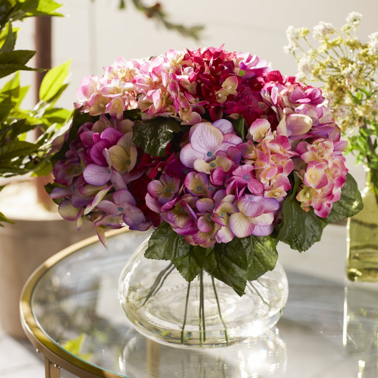 Цветочные композиции с гортензией