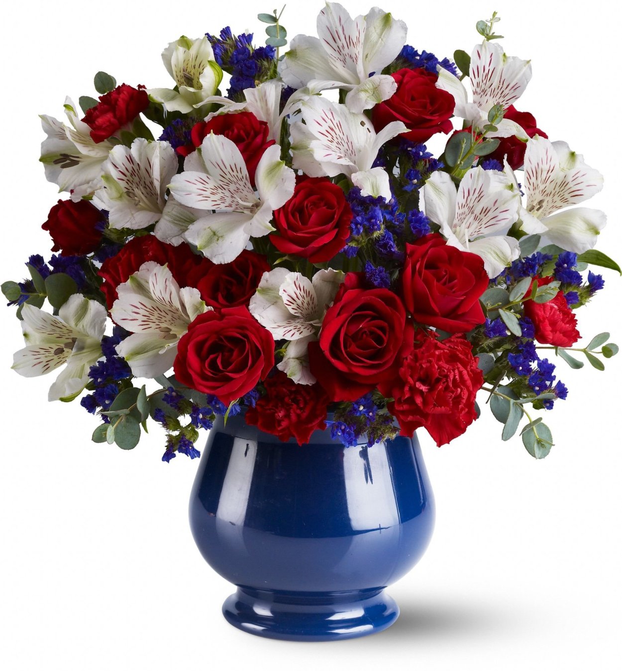 Букет синих роз "сапфир"