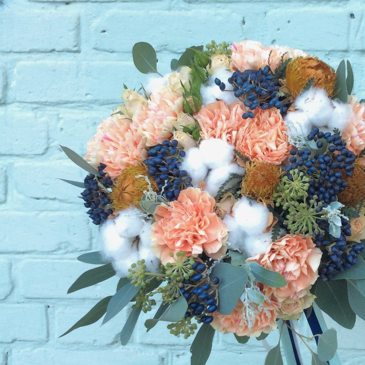 Смешной букет цветов