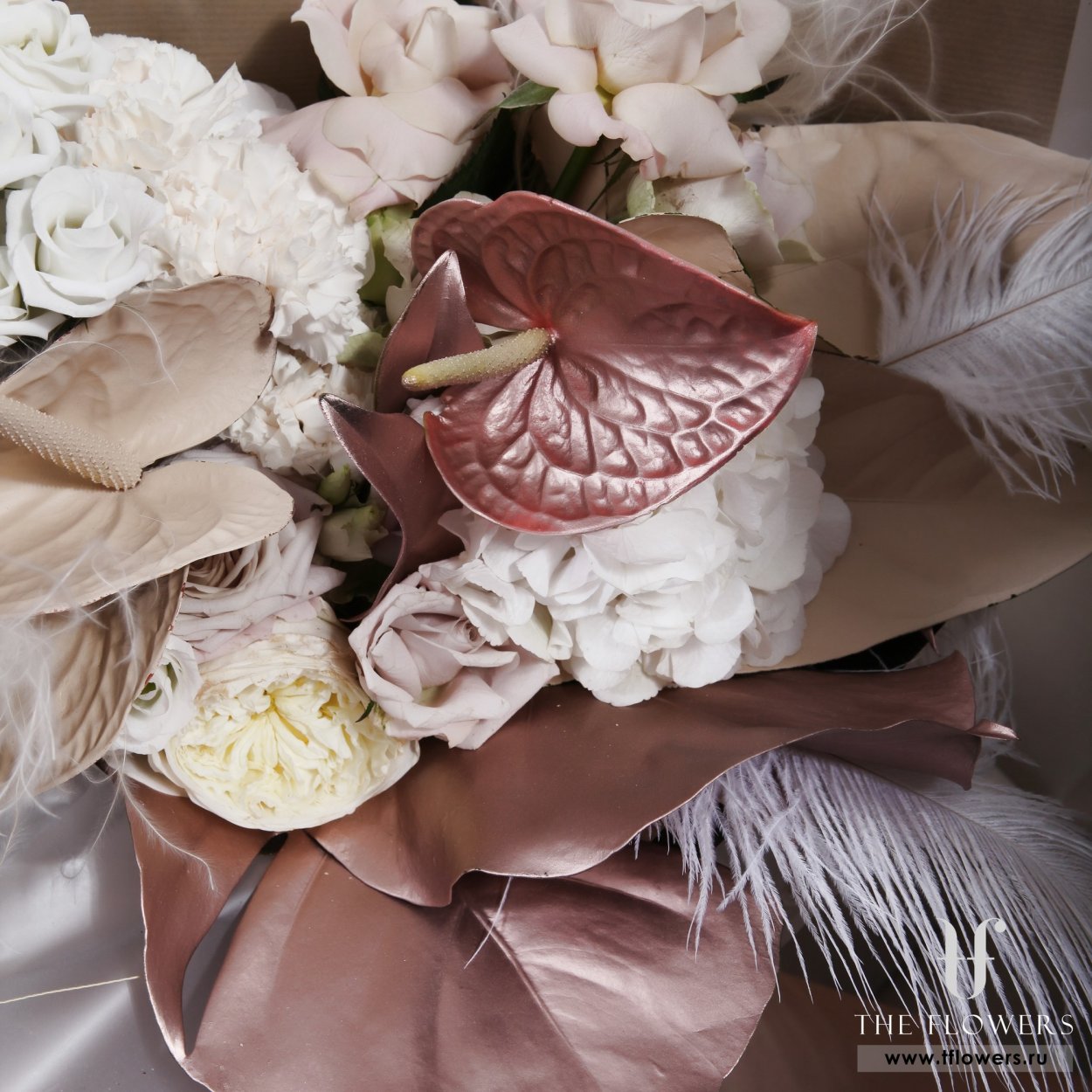 Букет с антуриумом