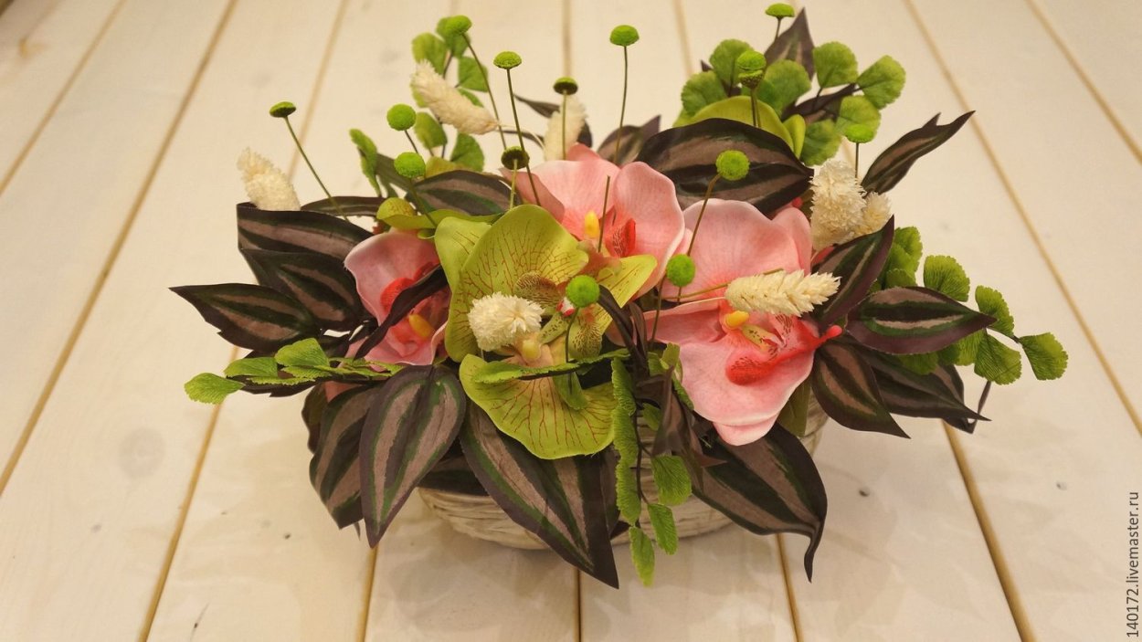 Букет с антуриумом