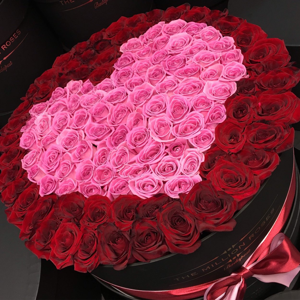 Букет роз огромный с днём рождения