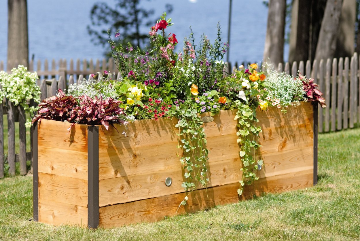 Красивые клумбы из кирпича