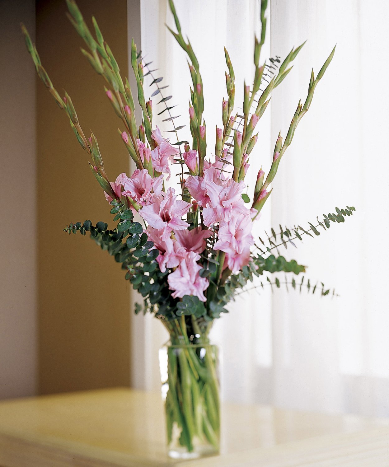 Свадебный букет с гладиолусами