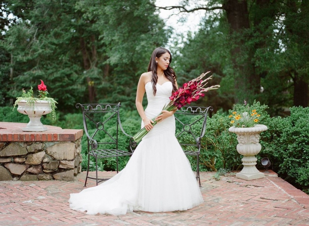 Букет невесты из гладиолусов