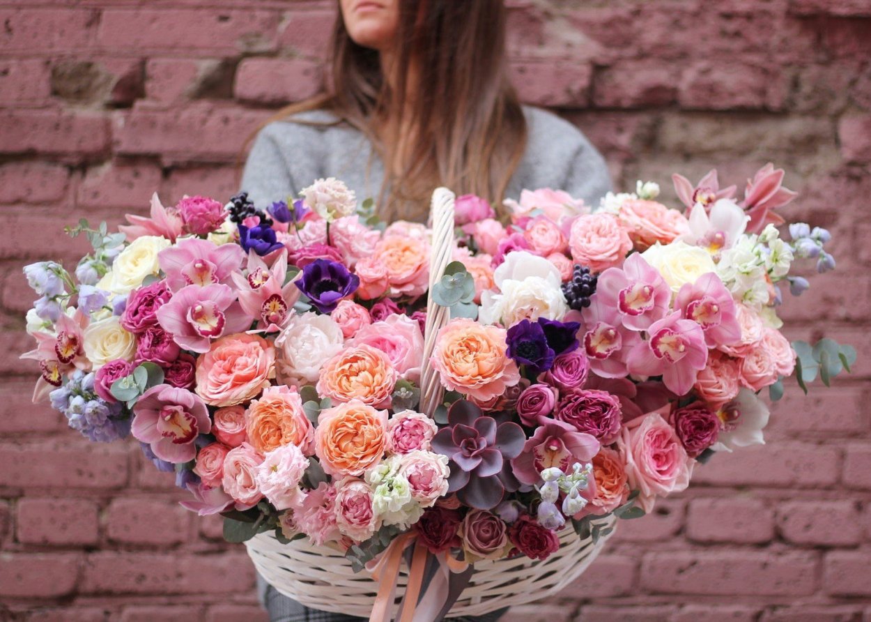 Красивый фон с цветами