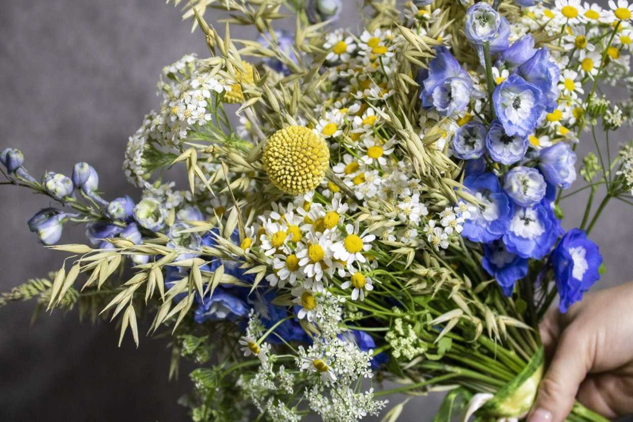 Осенний букет сухоцветов