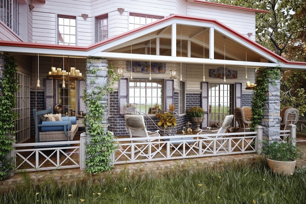 Крыльцо фармхаус