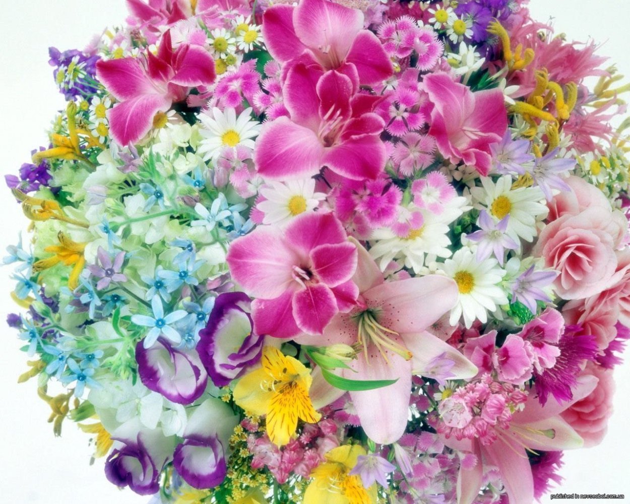 Красивый букет для дамы