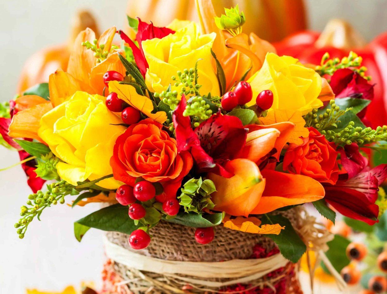 Огромный букет