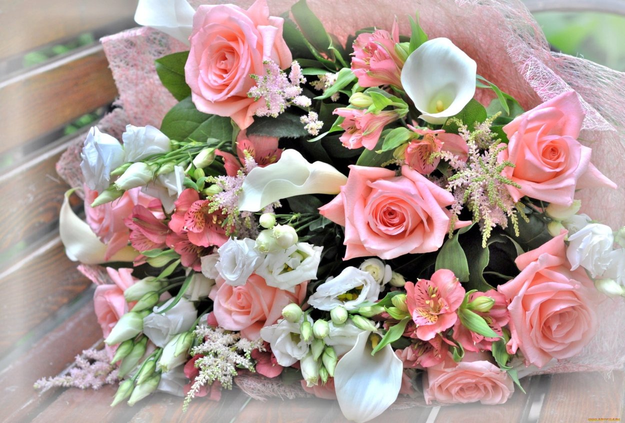 Самый красивый букет роз