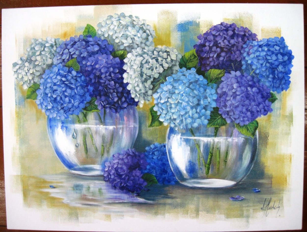 Вазы с цветами