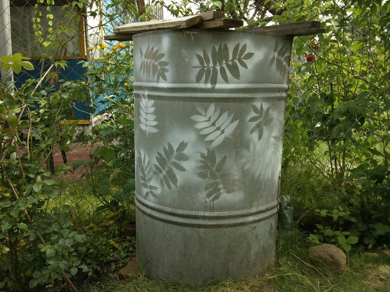 Бочка на даче