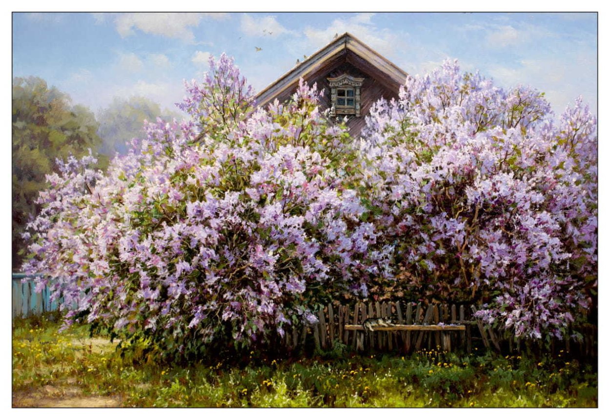 Влюбленные и сирень