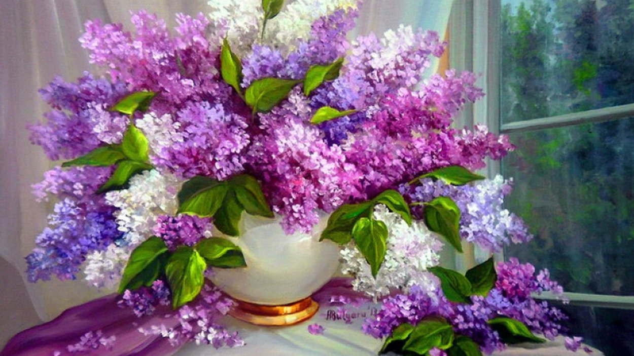 С добрым утром сирень