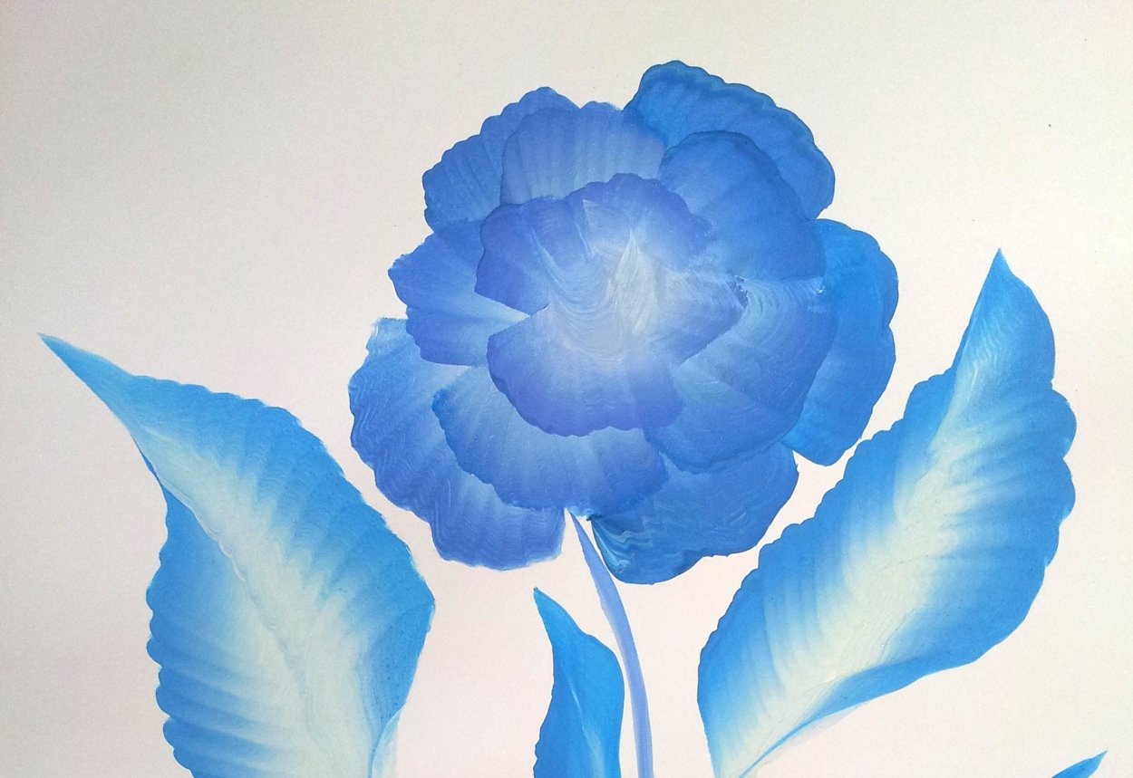 Цветы акварелью маленькие