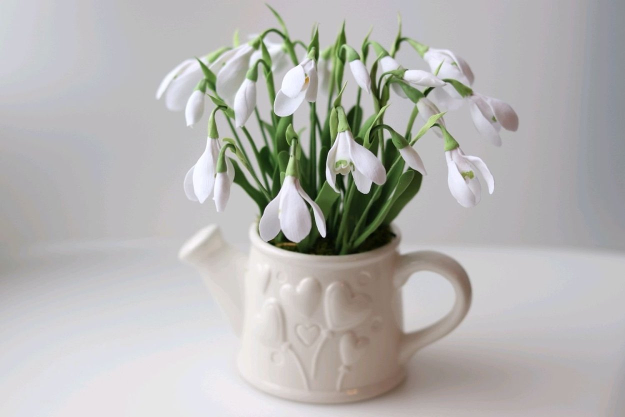 Подснежники букетик