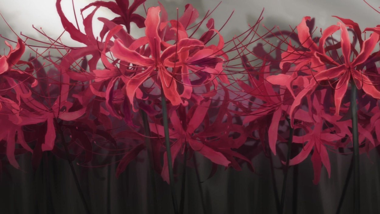 Азиатка с цветочной