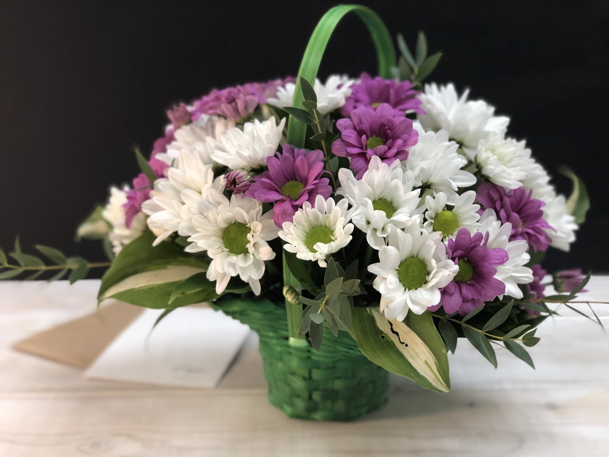 Букет "герберы и лилии"