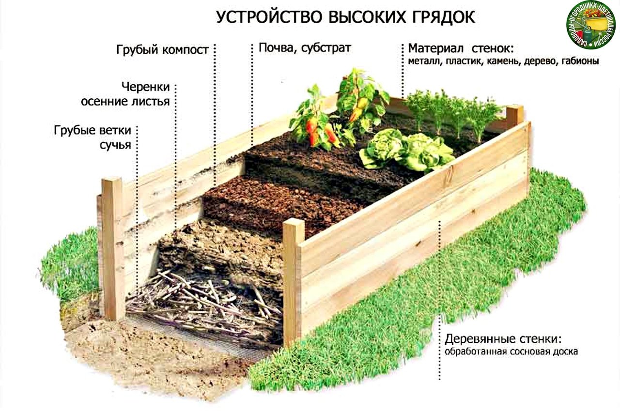 Многоуровневые грядки