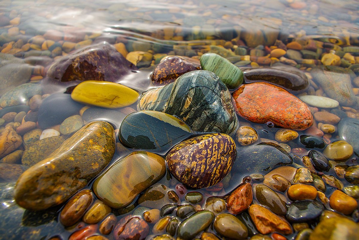 Камни морская галька