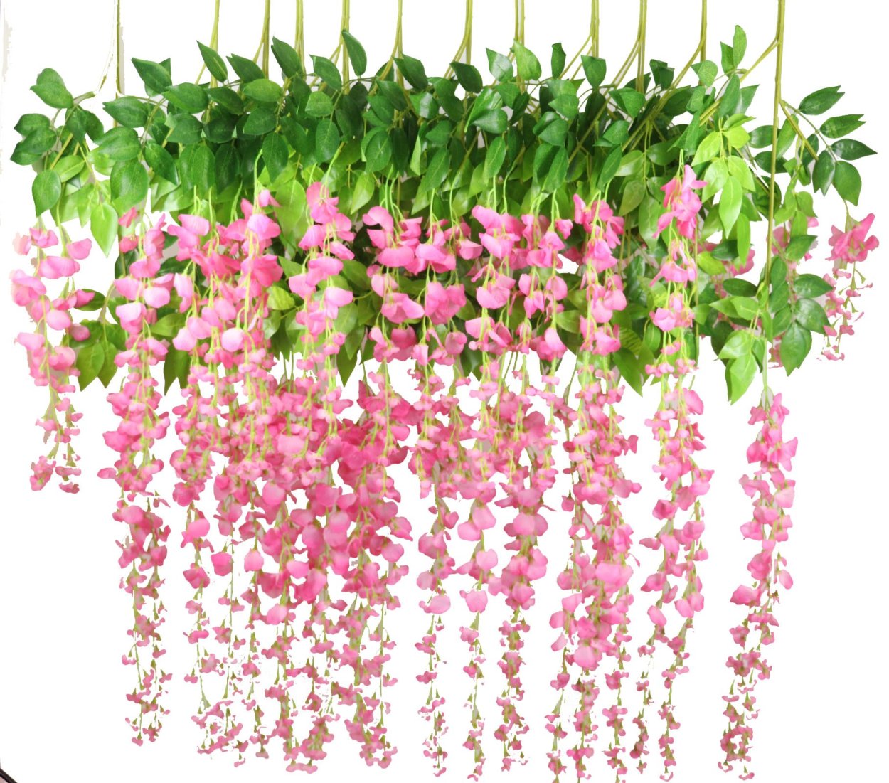 Искусственные цветы свисающие