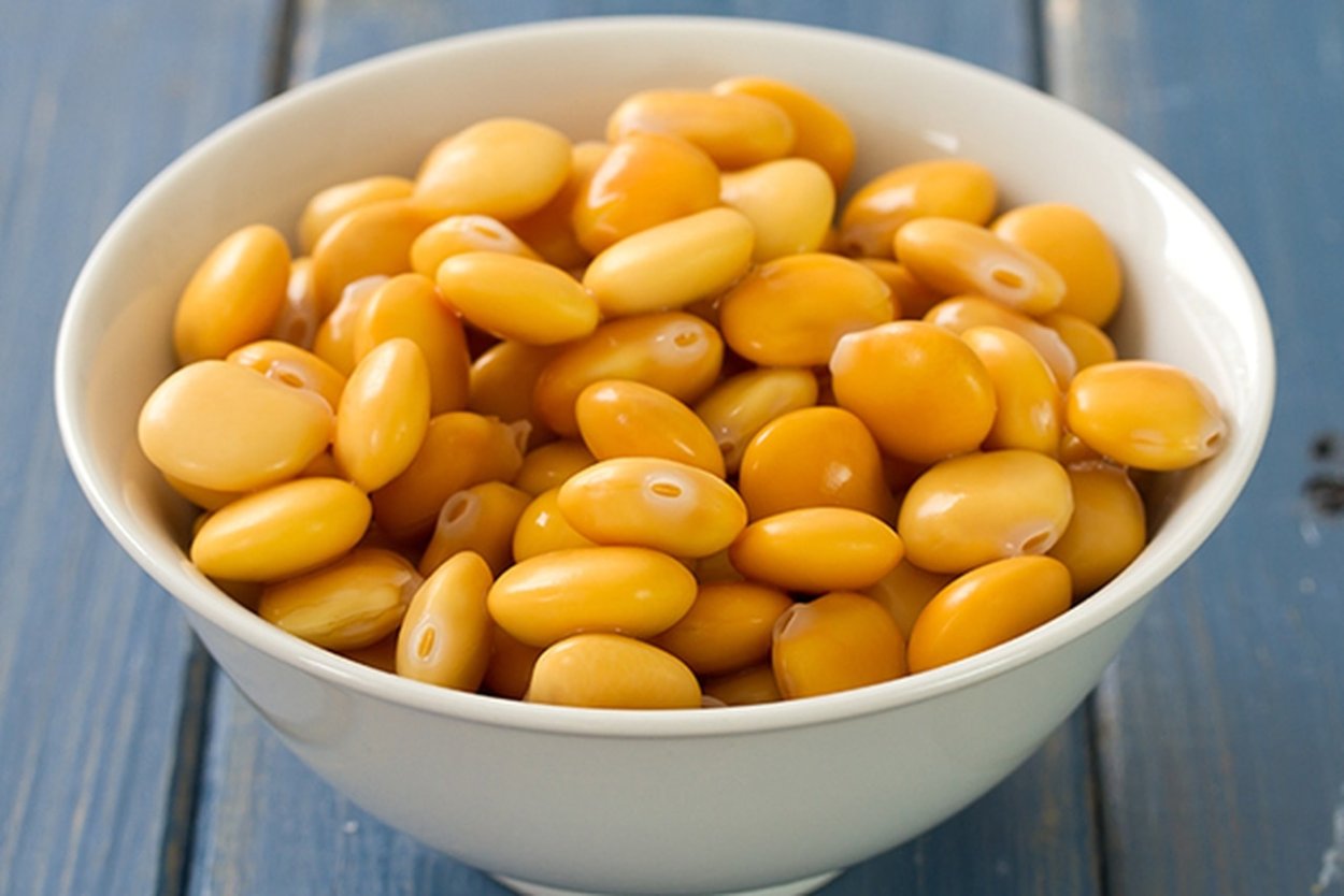 Бобы люпина консервированный